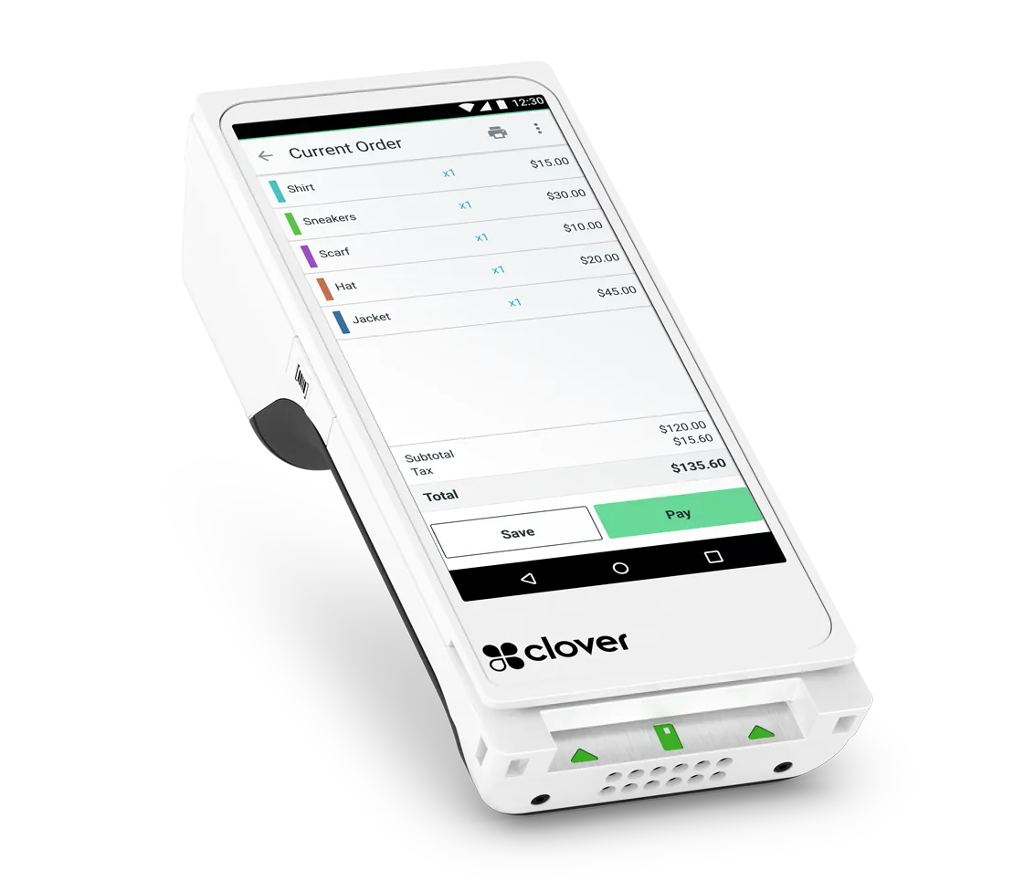 Order screen